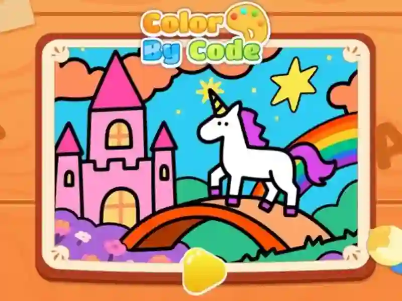 Color By Code: Rainbow Unicorn เกมออนไลน์