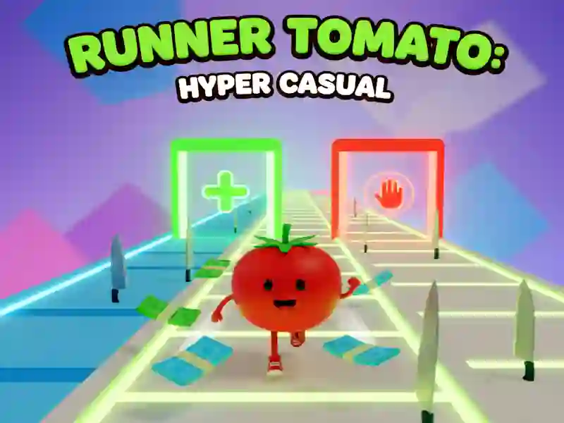 Runner Tomato: Hyper Casual เกมออนไลน์