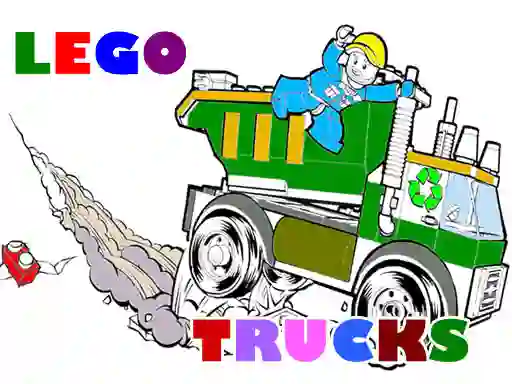 Lego Trucks Coloring เกมออนไลน์