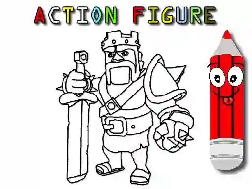 Back To School: Action Figure Coloring เกมออนไลน์