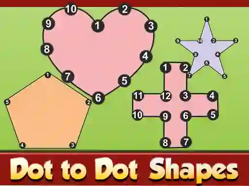 Dot To Dot Shapes เกมออนไลน์
