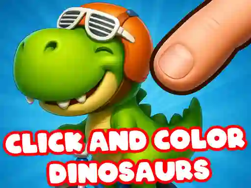 Click And Colors Dinosaurs เกมออนไลน์