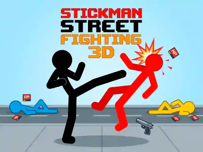 Stickman Street Fighting 3d เกมออนไลน์
