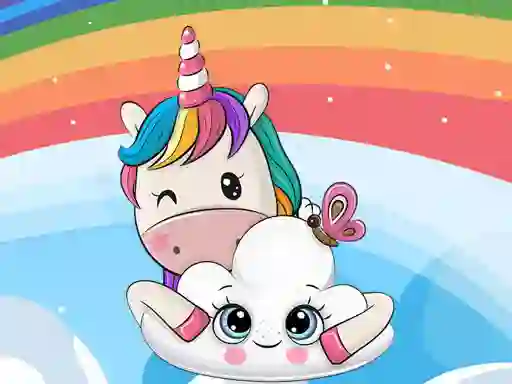 Cute Unicorn Jigsaw เกมออนไลน์