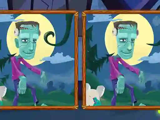 Halloween Find the Differences เกมออนไลน์