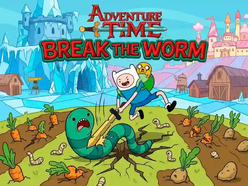Adventure Time Break the Worm เกมออนไลน์