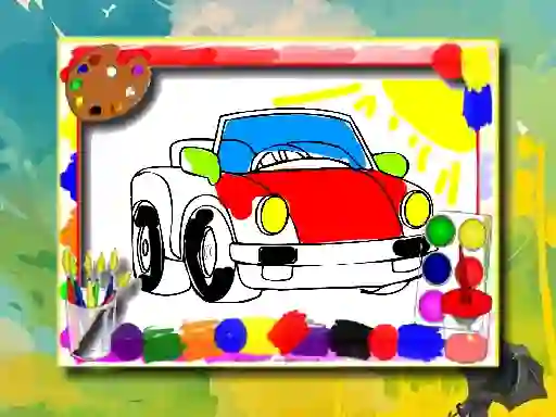 Cartoon Cars Coloring Book เกมออนไลน์