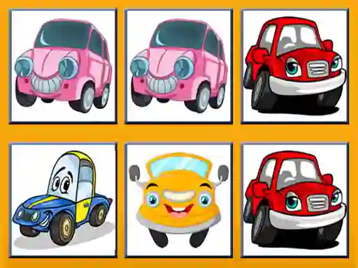 Funny Cars Memory เกมออนไลน์