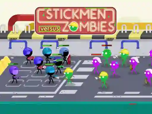 Stickmen Versus Zombies เกมออนไลน์