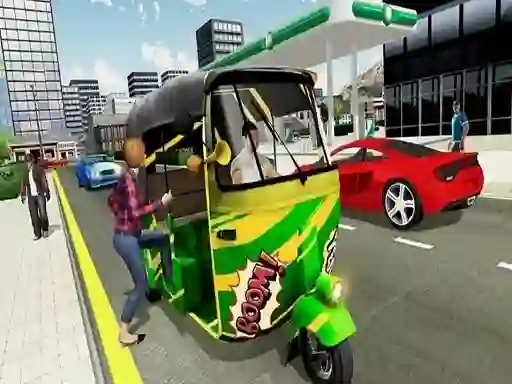Indian Tricycle Rickshaw Simulator เกมออนไลน์