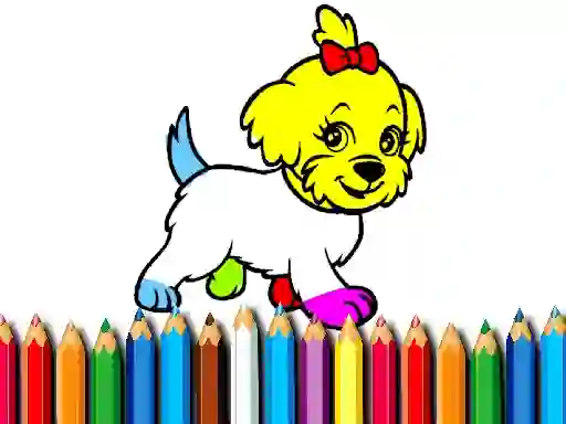 Back To School: Doggy Coloring Book เกมออนไลน์