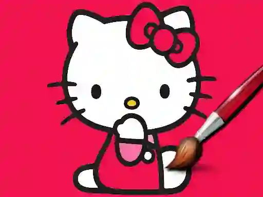 Easy Coloring Kitty เกมออนไลน์