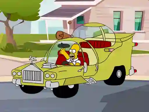 The Simpsons Car Jigsaw เกมออนไลน์