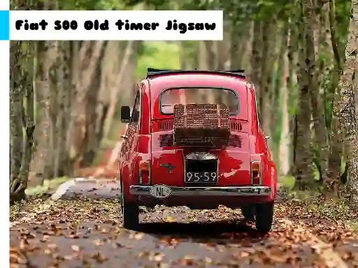 Fiat 500 Old Timer Jigsaw เกมออนไลน์