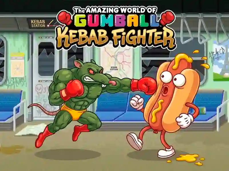 The Amazing World of Gumball Kebab Fighter เกมออนไลน์