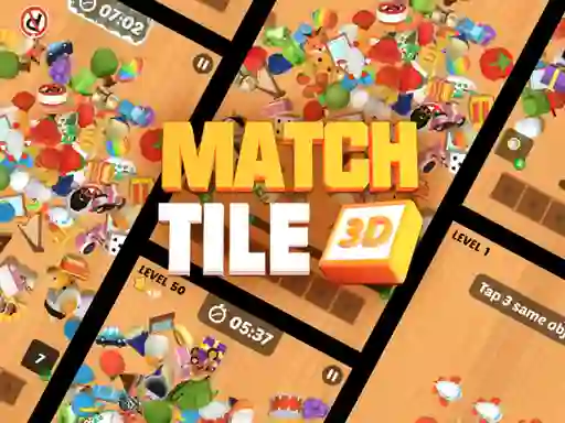 Match Tile 3d เกมออนไลน์