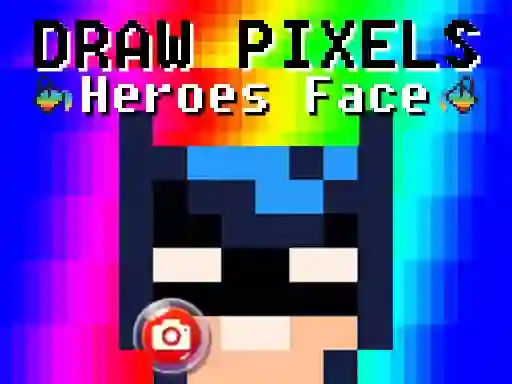 Draw Pixels Heroes Face เกมออนไลน์