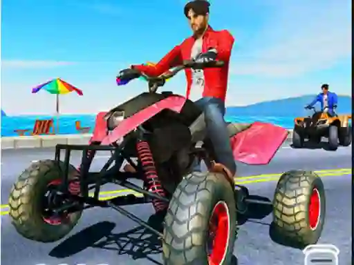 Quad Bike Traffic Racing Mania เกมออนไลน์