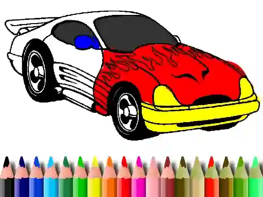 Back To School: Muscle Car Coloring เกมออนไลน์