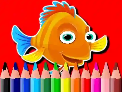 Back To School: Fish Coloring Book เกมออนไลน์