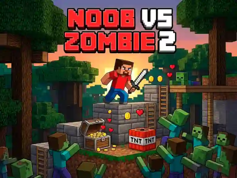 Noob vs Zombie 2 เกมออนไลน์