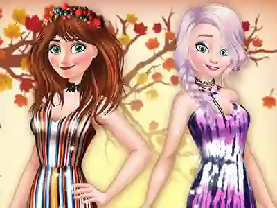 Princesses BFFs Fall Party เกมออนไลน์