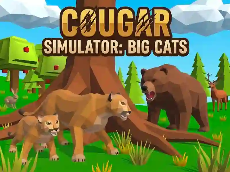 Cougar Simulator: Big Cats เกมออนไลน์