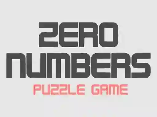 Zero Numbers Puzzle Game เกมออนไลน์