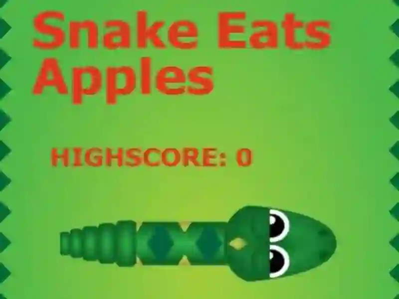 Snake Eats Apples เกมออนไลน์