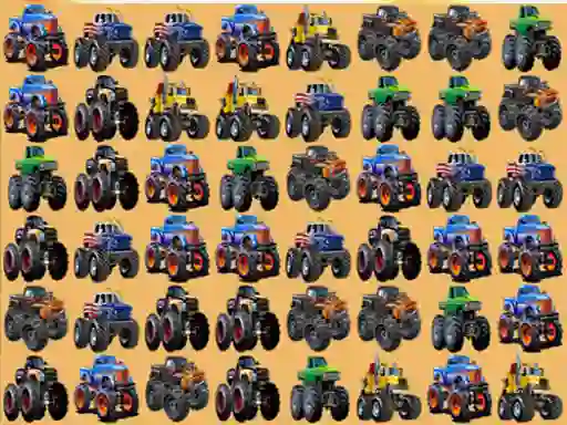 Monsters Trucks Match 3 เกมออนไลน์