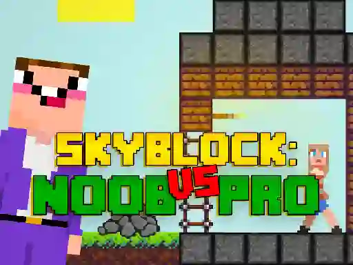 Noob vs Pro Skyblock เกมออนไลน์