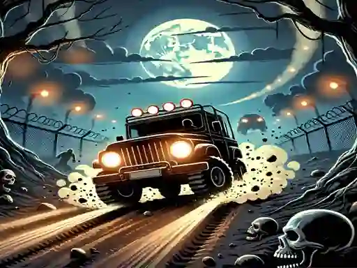 Racing Car Destroying Zombie เกมออนไลน์