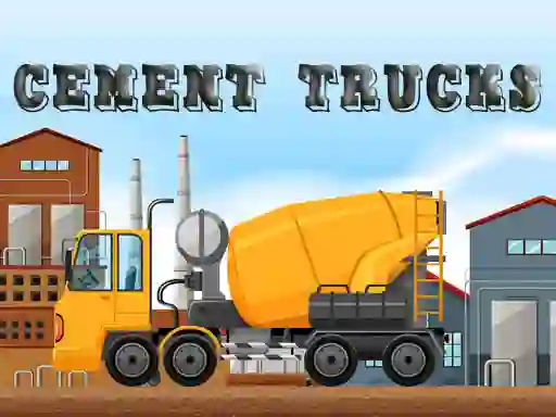 Cement Trucks Hidden Objects เกมออนไลน์