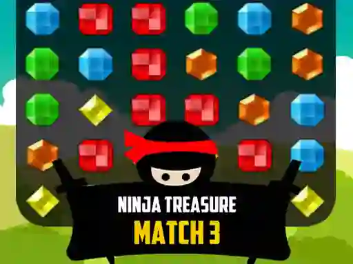 Ninja Treasure Match 3 เกมออนไลน์