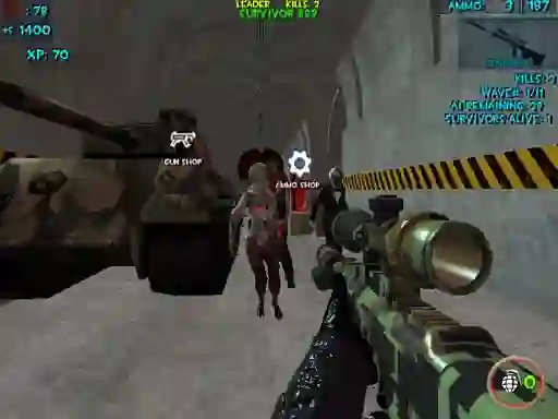 Zombie Apocalypse Bunker Survival Z เกมออนไลน์
