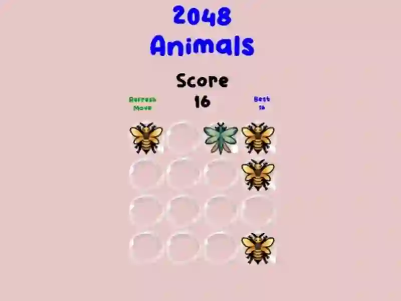 2048 Animals เกมออนไลน์