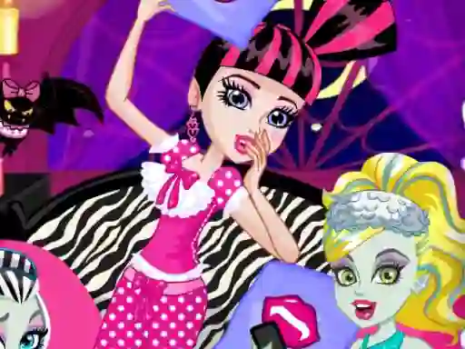 Monster Slumber Party Funny Faces เกมออนไลน์