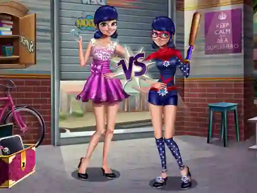 Princess vs Superhero เกมออนไลน์
