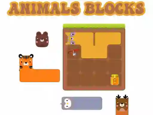 Animals Blocks เกมออนไลน์