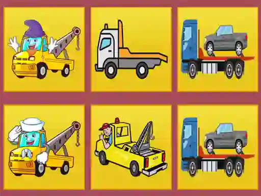 Tow Trucks Memory เกมออนไลน์