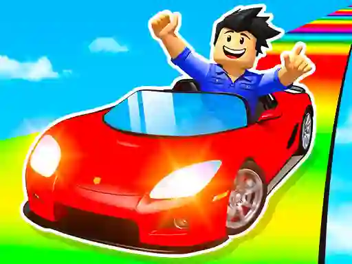Epic Car Stunt Race Obby เกมออนไลน์