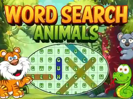 Word Search Animals เกมออนไลน์
