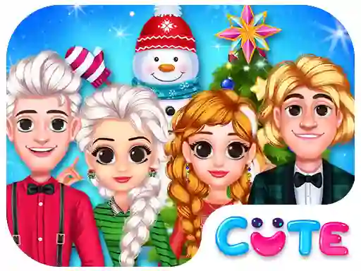 Frozen Princess Christmas Celebration เกมออนไลน์