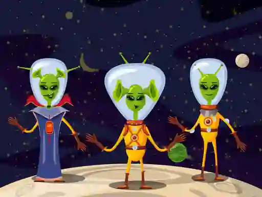 Aliens In Space Hidden เกมออนไลน์