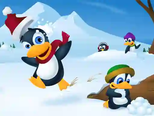 Cute Penguin Slide เกมออนไลน์