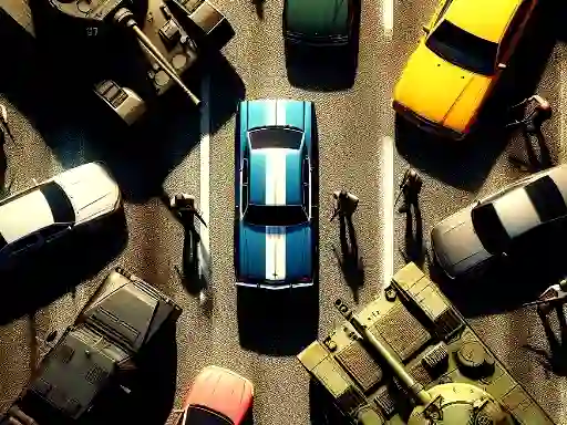 GTA Car Rush เกมออนไลน์