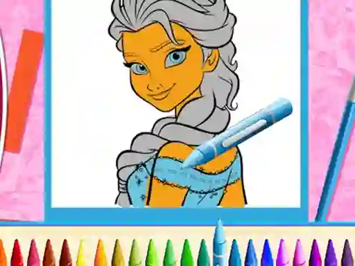 The Princess Sisters Coloring เกมออนไลน์