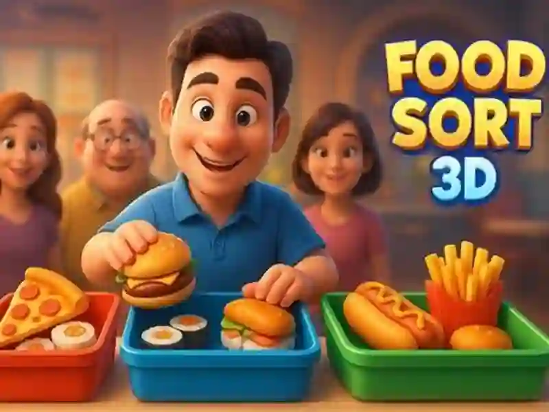 Food Sort 3D เกมออนไลน์