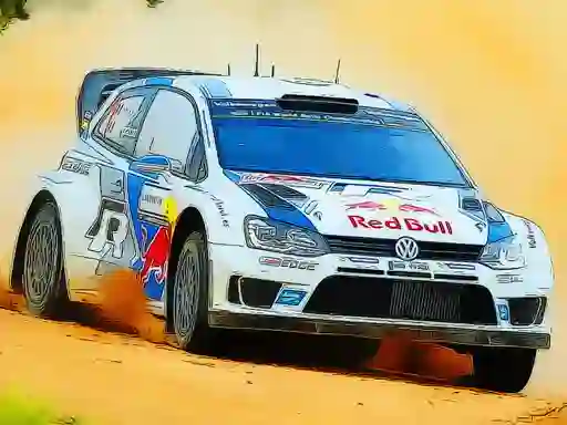 Rally Car Driving Jigsaw เกมออนไลน์