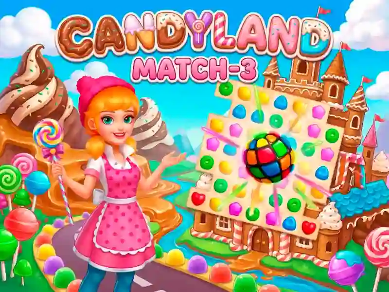Candyland: Match-3 เกมออนไลน์